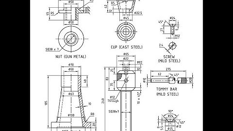 HOW TO DESIGN SCREW JACK IN CATIA V5 | ANNA UNIVERSITY CAD CAM LAB EXPERIMENT#1