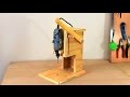 Making a Mini Drill Press - Router Table -Spindle Sander (All in One) Çok Fonksiyonlu Dremel Tezgah