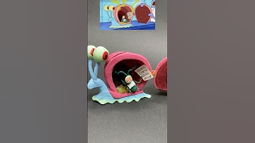 I made a Gary & Plankton from Sponge bob with  3D pen. #spongebob #plankton #3d