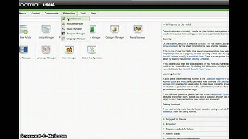 Uninstalling Extension in Joomla