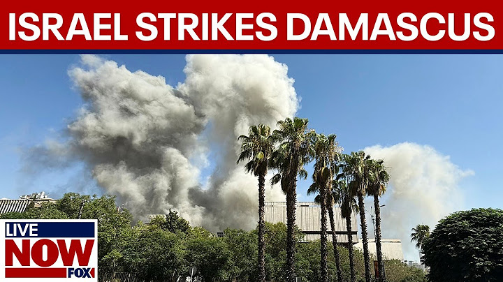 Israeli army strikes Syria's military headquarters in Damascus  | LiveNOW from FOX