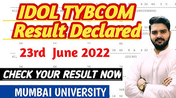 Idol Tybcom result declared 2022 May Online exam|Official