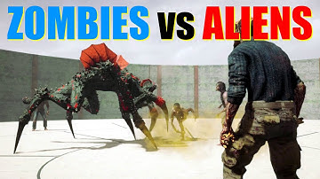 Far Cry 5 Zombies vs Alien Battles in the Arcade Custom Map Editor