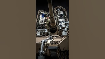 Unveiling the electronic brain of the #tanktech #futurewar #robotics #shorts #trending #military