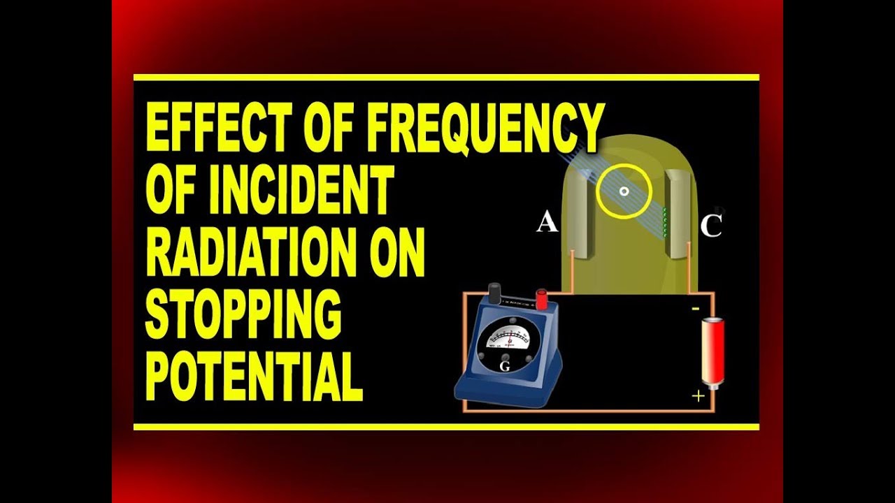 Effect of Frequency of Incident Radiation on Stopping Potential