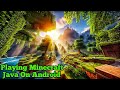 Playing Minecraft Java On Android | Cloud gaming | #viral #cloudmining #minecraft