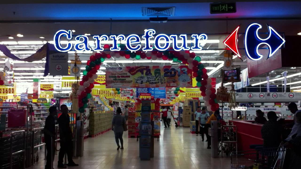 Travel Bali Carrefour  Shopping  Centre Walkthrough YouTube