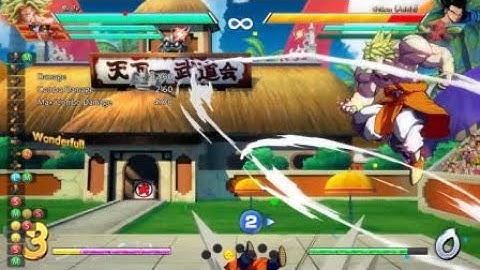 Broly Solo Corner BnB Combo into Meterless Snapback in Sparking