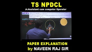 TSNPDCL | PAPER EXPLANATION | #tsnpdcl #arithmeticintelugu | #naveenrajsir | #rrb #ssc #tspscgroup4