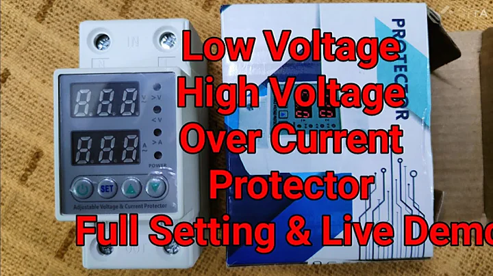 High Voltage Protector For Home & Appliances With Low Voltage, Short Circuit &  Surge Protector