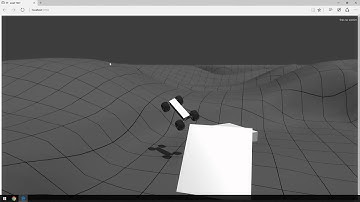 Energy.js physic engine for webgl 4 wheels test with babylon.js