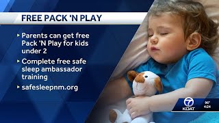 Get a free Pack 'N Play by completing course on safe sleep