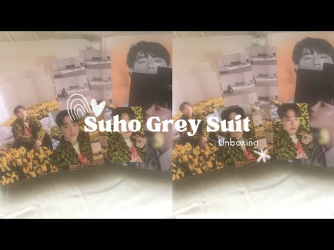 EXO Suho Grey Suit unboxing ✨