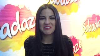 Maite Perroni nos dejó sus lindos saludos en Sabadazo