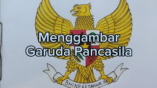 How To Draw Garuda Pancasila | Lambang Negara Republik Indonesia