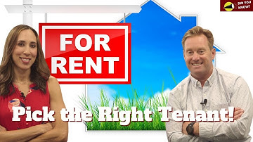 Picking the Right Tenant for your investment property! The Did You Know Show