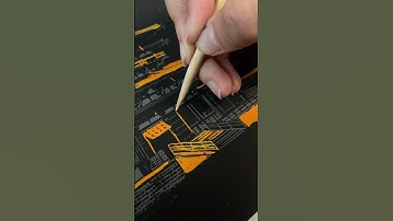 De-stress with scratch art🧘‍♀️🔋 #art #scratchart #stressrelief