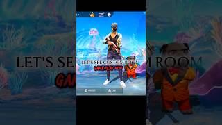 LET'S SEE CUSTOM ROOM ME GAME PLAY 🔥❤️🔥☠️#freefire #trending #viral #shorts