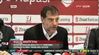 Slaven Bilic - Bucaspor 2 - 1 Beşiktaş.. -Maç Sonu- 05.12.2013
