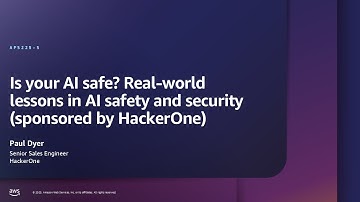 AWS re:Inforce 2025 - Is your AI safe? Real-world lessons in AI safety and security (APS225)
