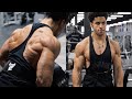 PEELED BACK & BICEP WORKOUT 5 DAYS OUT & POST WORKOUT MEAL