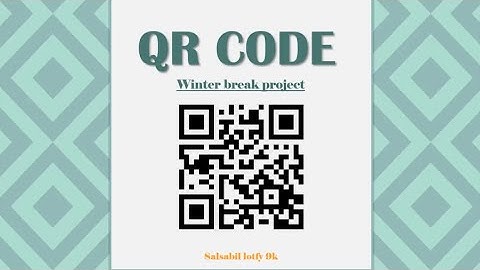 QR codes| igcse ICT | what are QR codes?