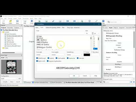 Formatting with Jutoh for Authors