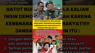 Tak Semua Jendral Seperti Gatot⁉️#prabowo #indonesia #tni #shorts #fyp #short #viral #trending