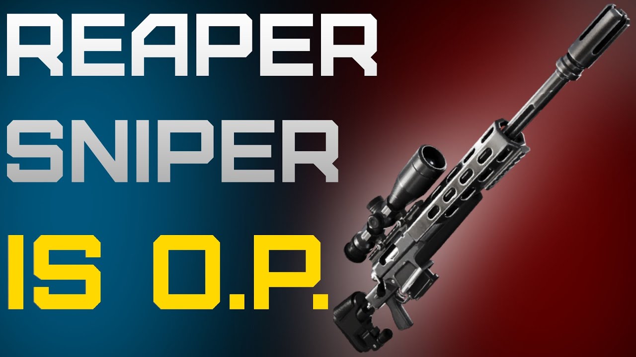 REAPER SNIPER RIFLE IS INSANE! fortnite teamrumble sniper snipes