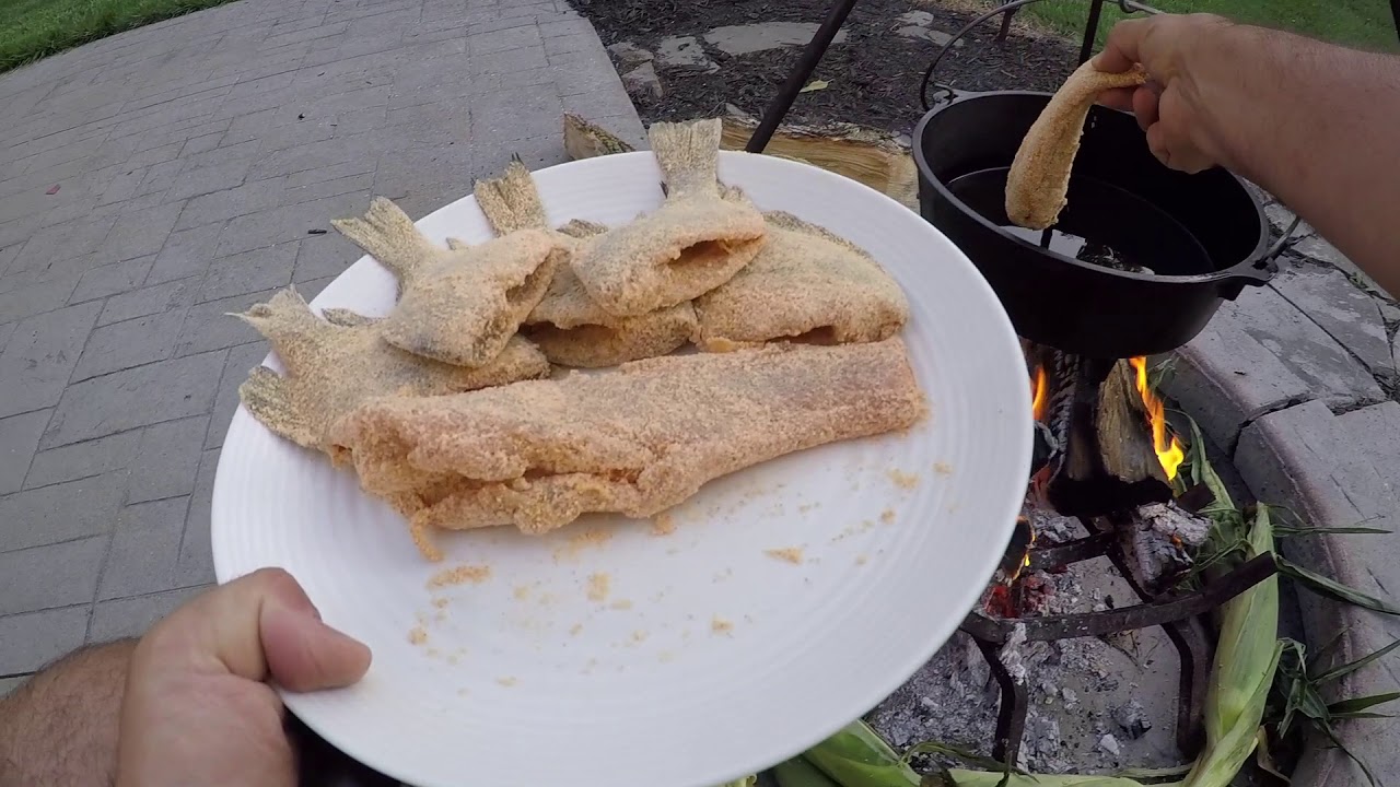 Frying Up Bullhead and Bluegill YouTube