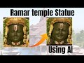 My ai creation ayodhya ramar statue ramartemple ramar ayodhya