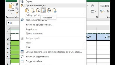 comment transformer des lignes en colonnes et l
