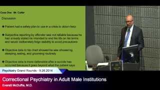 'Correctional Psychiatry in Adult Male Institutions,' Everett McDuffie, M.D.