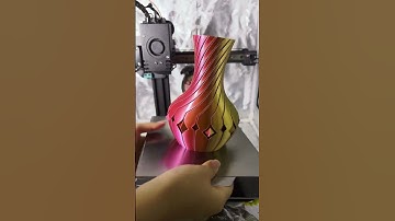 Jewel Vase 3D Model design from Clockspring 3D3D Printer :Time Lapse on the KINGROON KP3S