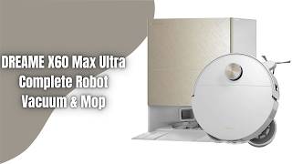Prime Deals: DREAME X60 Max Ultra Complete | 35,000Pa Robot Vacuum &amp; Mop with AI Obstacle Avoidance!