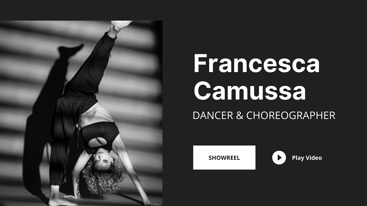 Francesca Camussa - Dancer & Choreographer in Veneto | Showreel