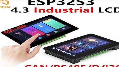 A must-have product! ESP32 S3 4.3inch LCD (B) 800x480 Captive TouchScreen Display Board LVGL with