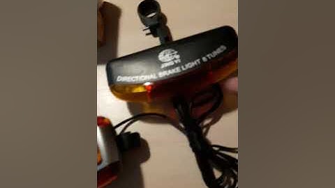 Поворотники, стоп, габариты, сигнал на велосипед