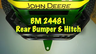 John Deere z355E - Rear Bumper & Hitch Kit  BM 24481 for Z Track Mowers #johndeere #z355E