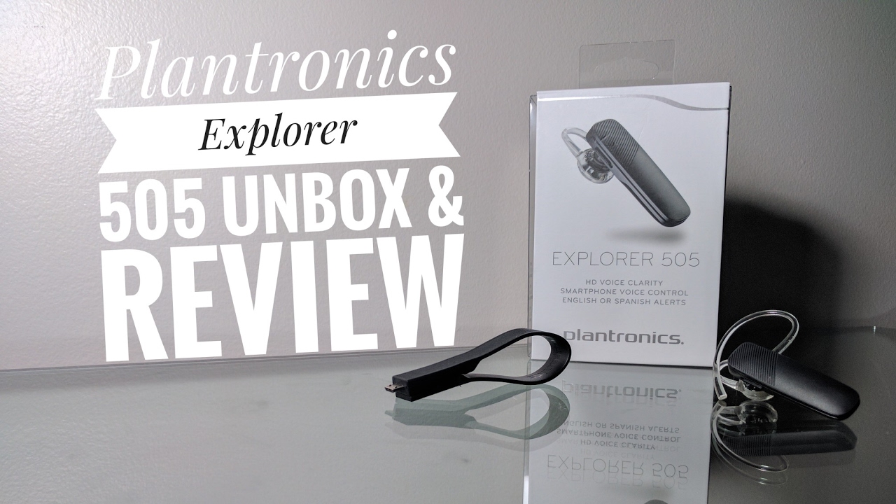 Plantronics Explorer 505 Bluetooth Headset - YouTube