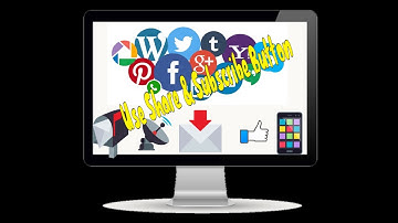 How to use share button and Subscriber Button in WORDPRESS#WordPress Tutorial #22