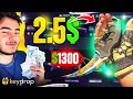 2.5$&#39;a SÜREKLİ 300$ BIÇAK ATAN KASAYI DENEDİM !! - ( Keydrop Promo Code giveaways 2024 )