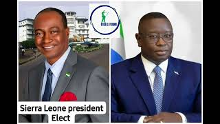 Sierra Leone President Elect His Excellency Dr Samura Mathew Wilson Kamara whose mandate Ep1