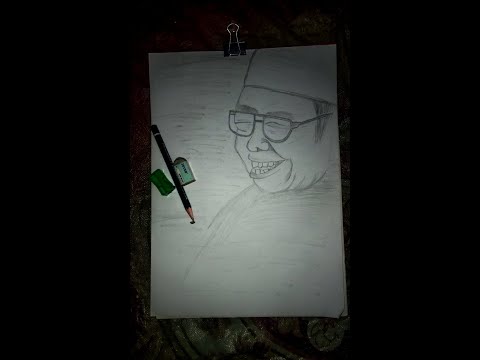 Menggambar sketsa wajah