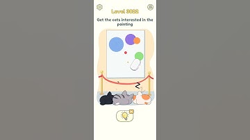 Dop 2 | Level 3022 | Get the cats interested in the painting | Delete one part | ‎@Dop2Gaming1122 |