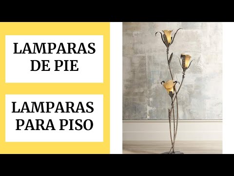 Video: Lámpara De Pie (76 Fotos): Qué Es, Lámparas De Diseño De Mesa Y Piso, Elija Una Pantalla Para El Estilo Loft Y Los Clásicos
