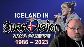 American Reacts to Iceland in Eurovision Song Contest (1986-2023)..