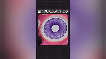 Attractive Spirograph Design Art and craft ideas💡#01