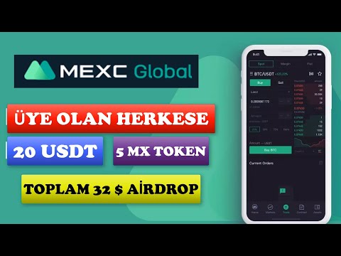 MEXC BORSASINA ÜYE OLAN HERKESE 20 DOLAR VE 5 MX TOKEN HEDİYE!