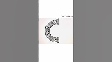 C Letter Drawing #shortvideo #shorts #viral #viralvideo
